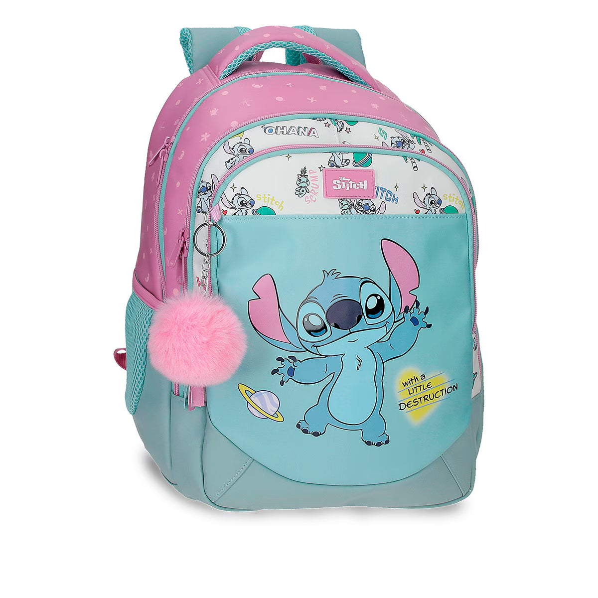Mochila 42cm Tripla Stitch Little Destruction