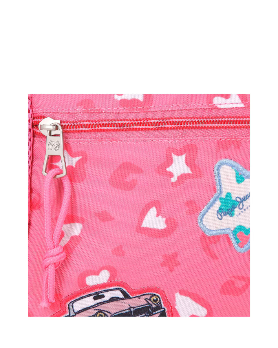 Porta Lápis Triplo Evelyn Rosa - Pepe Jeans