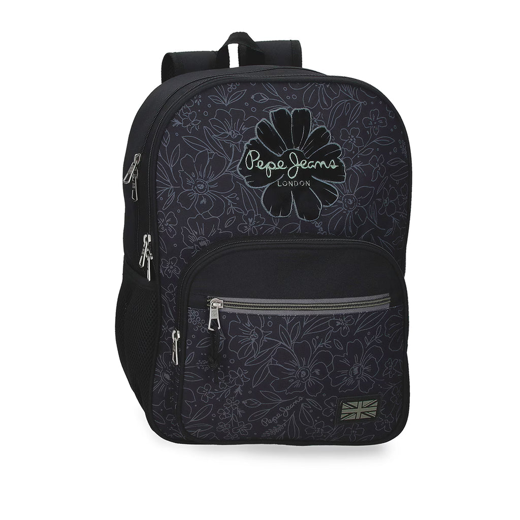 Mochila 40cm Eloise Negro - Pepe Jeans
